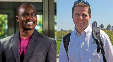 Raoul Ouedraogo (left) and Michael Owen are recipients of the 2020 Young AFCEA 40 Under 40 Award.Photos: Nicole Fandel