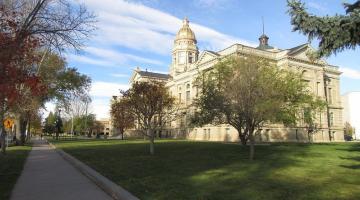 The Wyoming State Capitol in Cheyenne